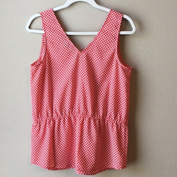 Banana Republic Red & White Triangle Tank Top, S - Picture 5 of 8